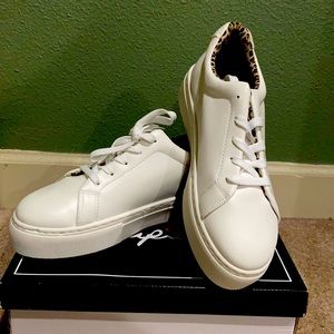 White sneakers
